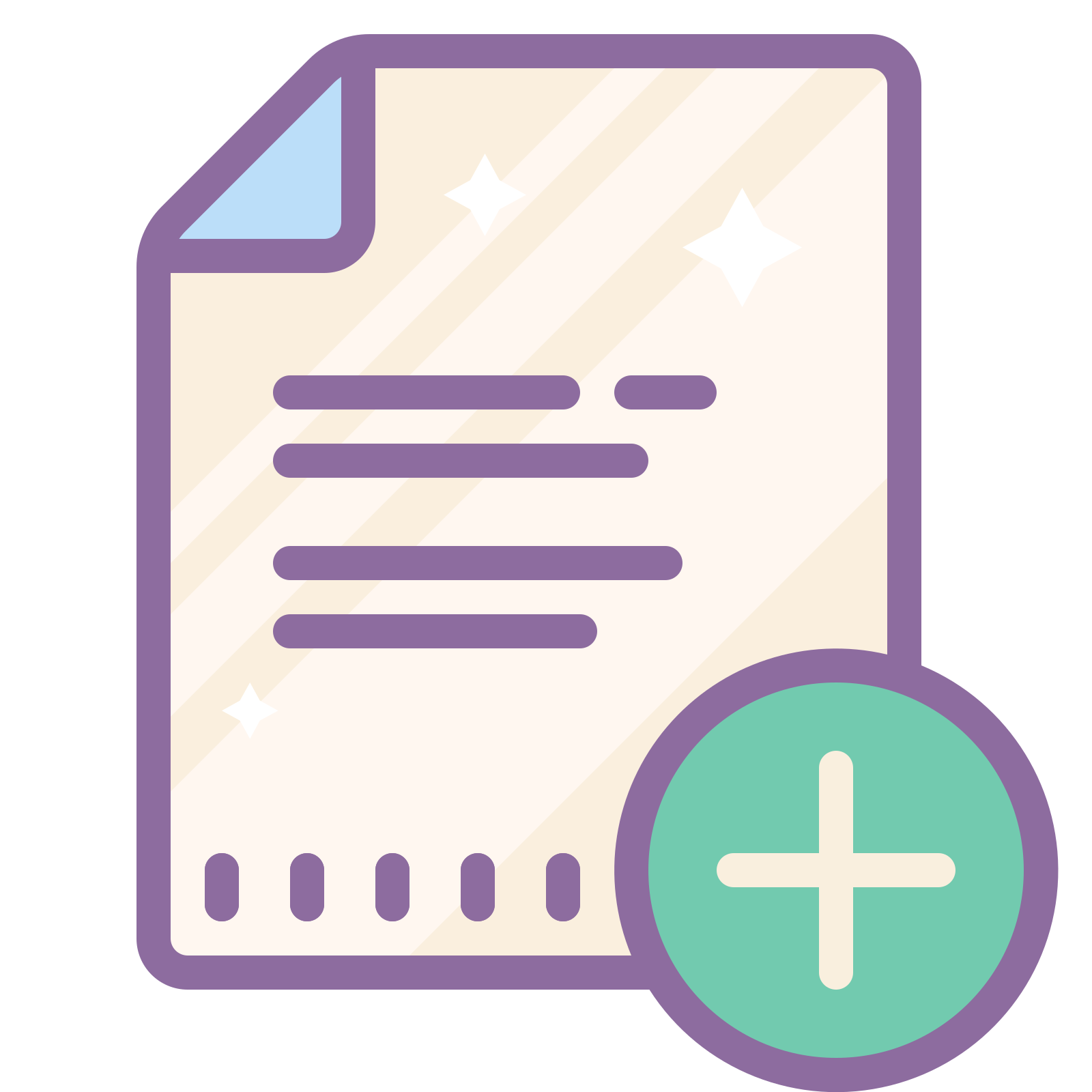 this icon looks like a piece of paper, but the top right corner