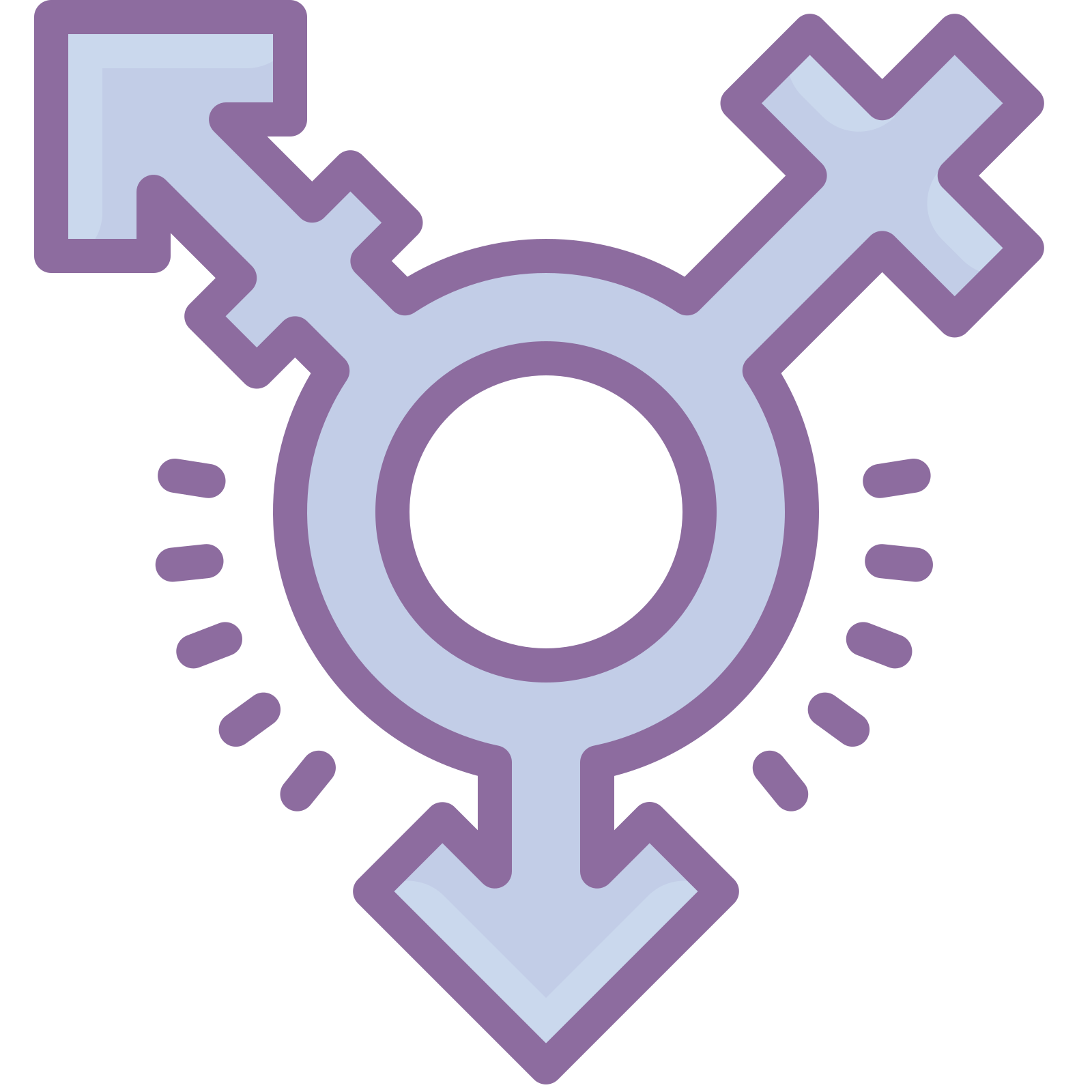 the icon is a logo for genderqueer.