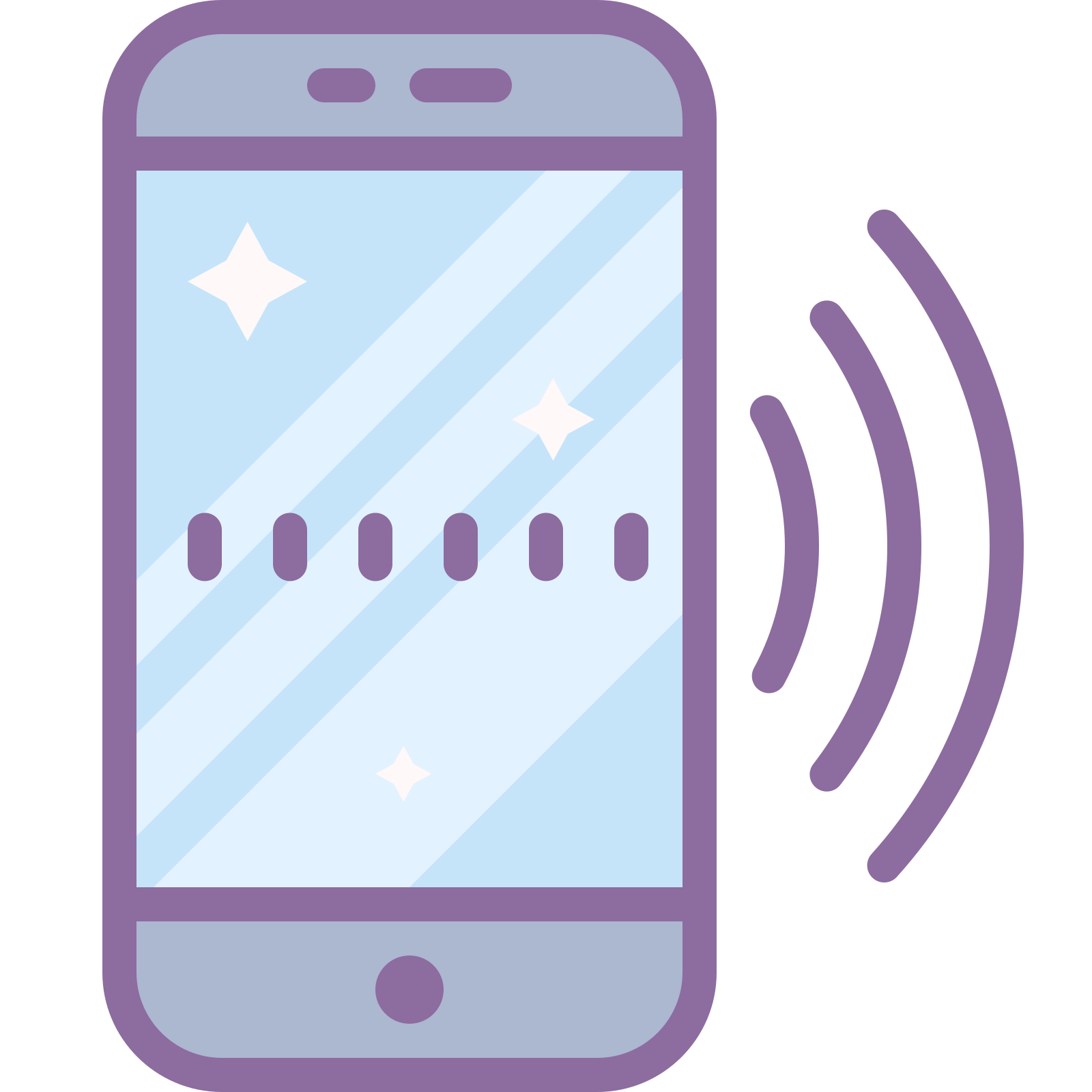 在透明背景上的 phonelink 铃声 图标