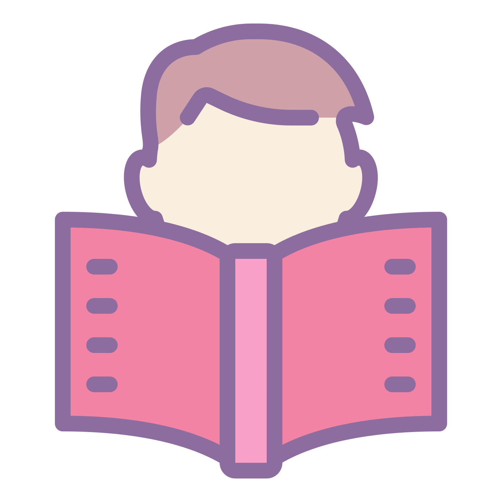 a circle is at the top of the icon, representing a head, and