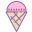 Ice Cream Pink Cone icon
