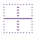 border horizontal icon