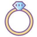 diamond ring icon