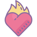 fire heart--v2 icon