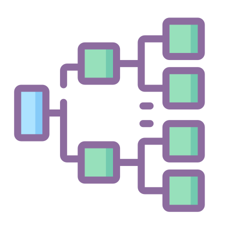 Genealogy icon in Cute Color Style