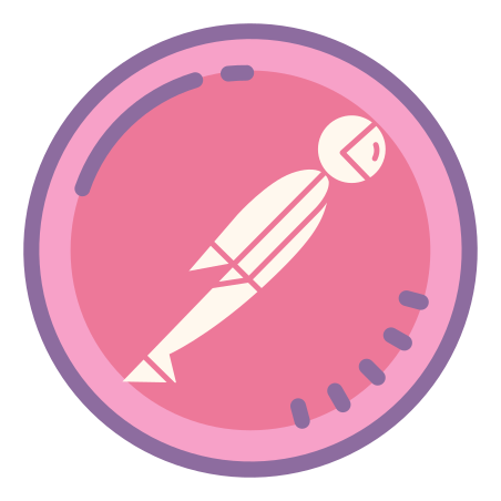 Postman Api icon in Cute Color Style