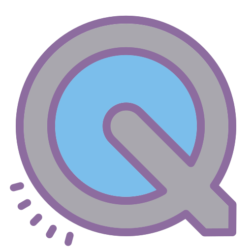 Quicktime Player Icon Ryan Low Res Icons 1 0, Low Res, QuickTime