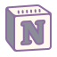 Notion icon in Cute Color Style