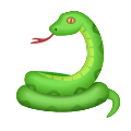 Snake icon in Emoji Style