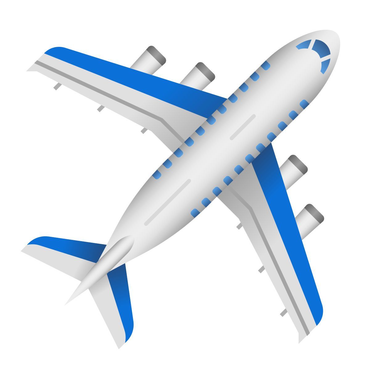 emoji style 飞机 icon