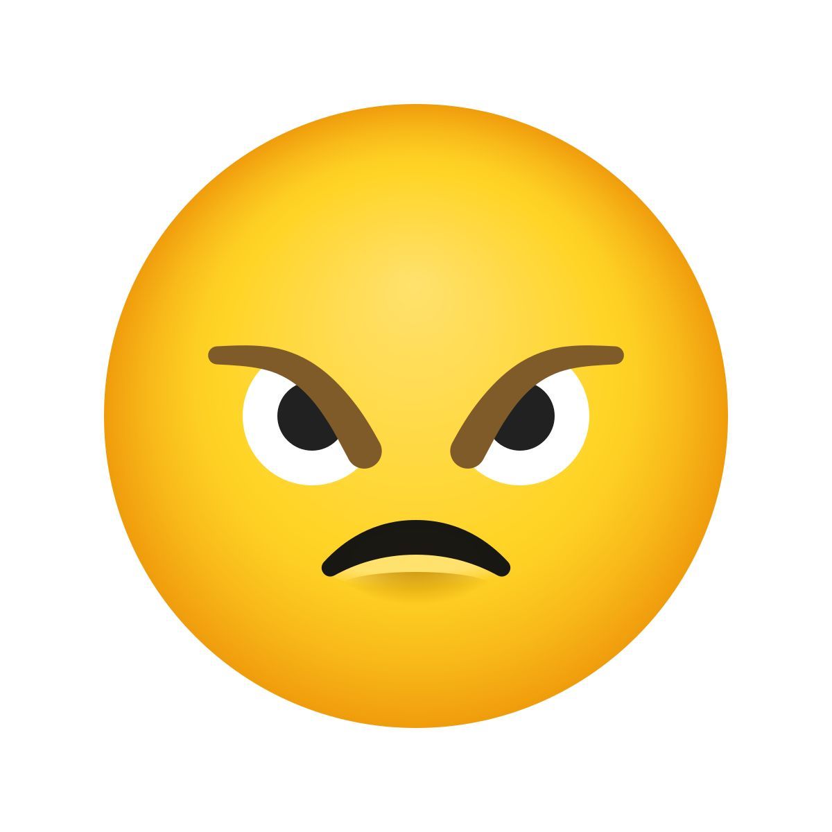 emoji style 愤怒的表情符号 icon