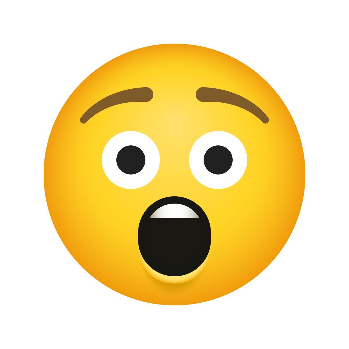 emoji style 惊讶的脸 icon