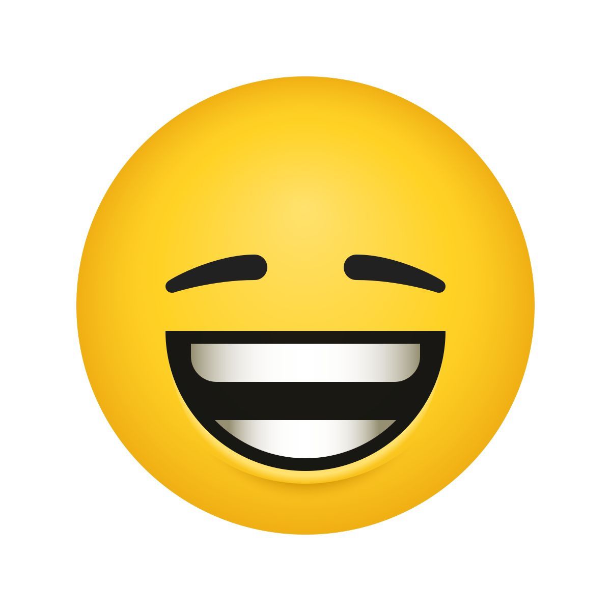 emoji style 笑容灿烂的脸和眼睛 icon