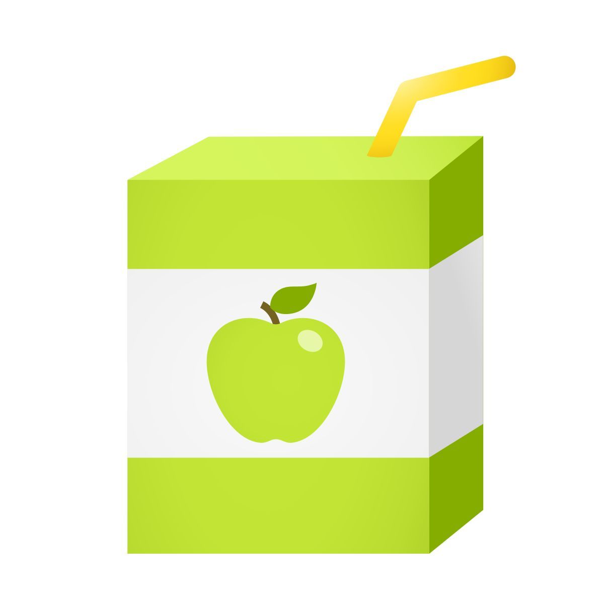 emoji style 음료 상자 icon