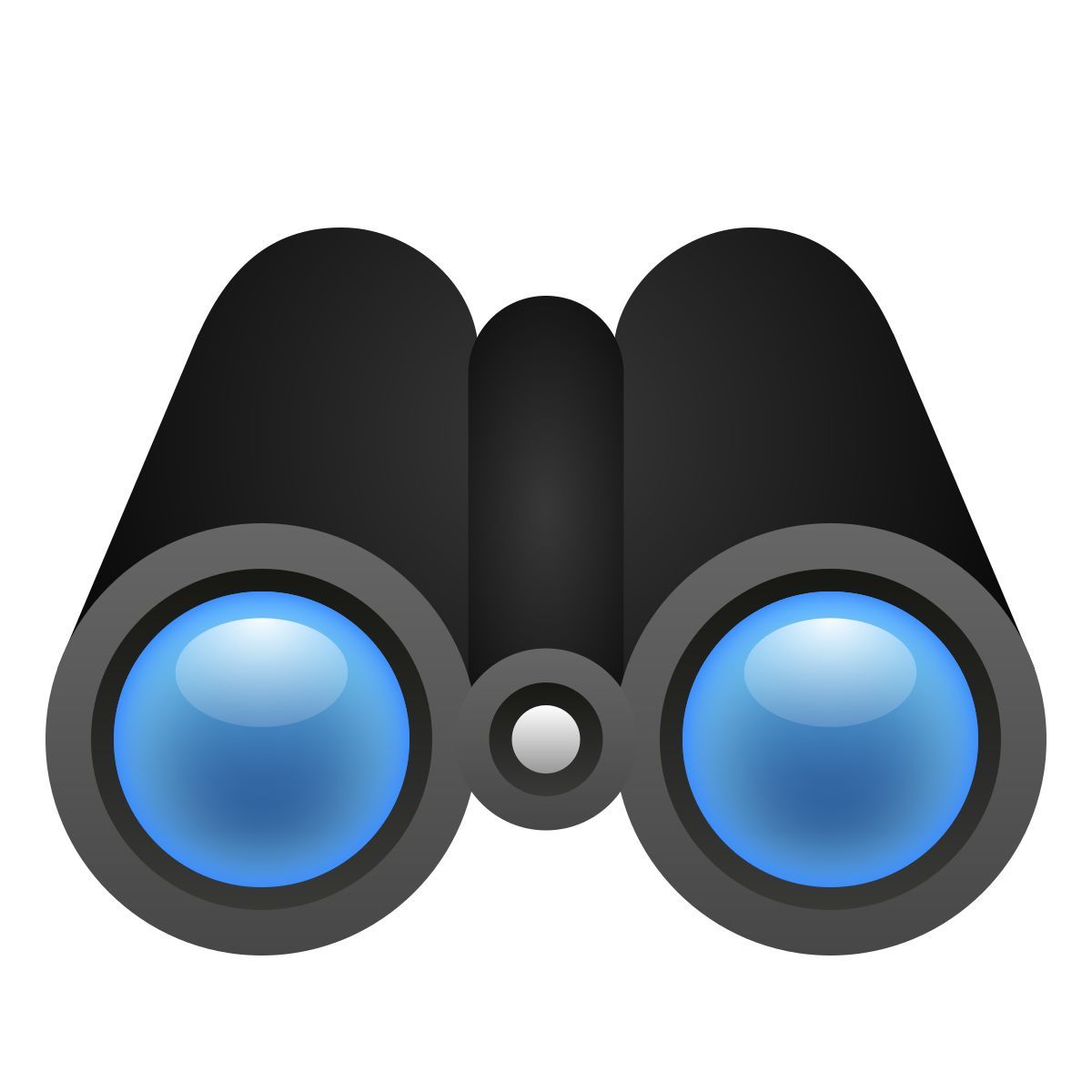 emoji 스타일 binoculars 아이콘
