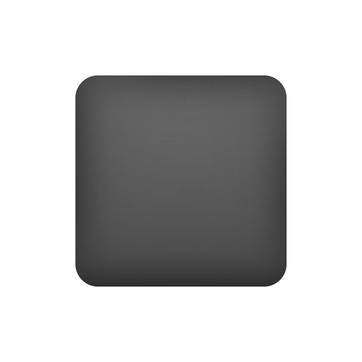 emoji style schwarz mittel quadratisches emoji icon