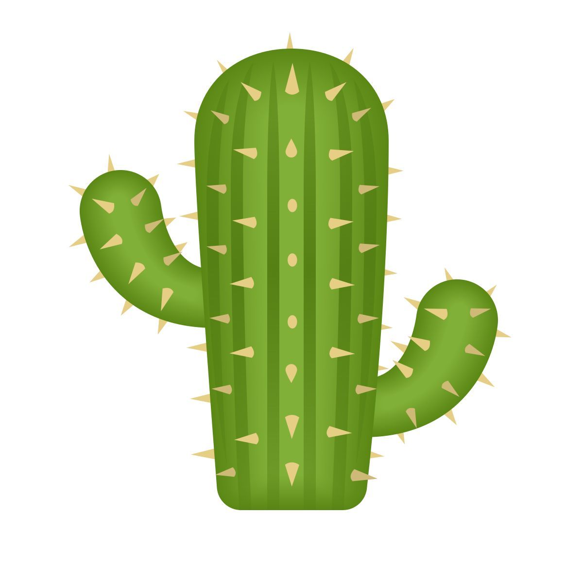 emoji style cactus icon