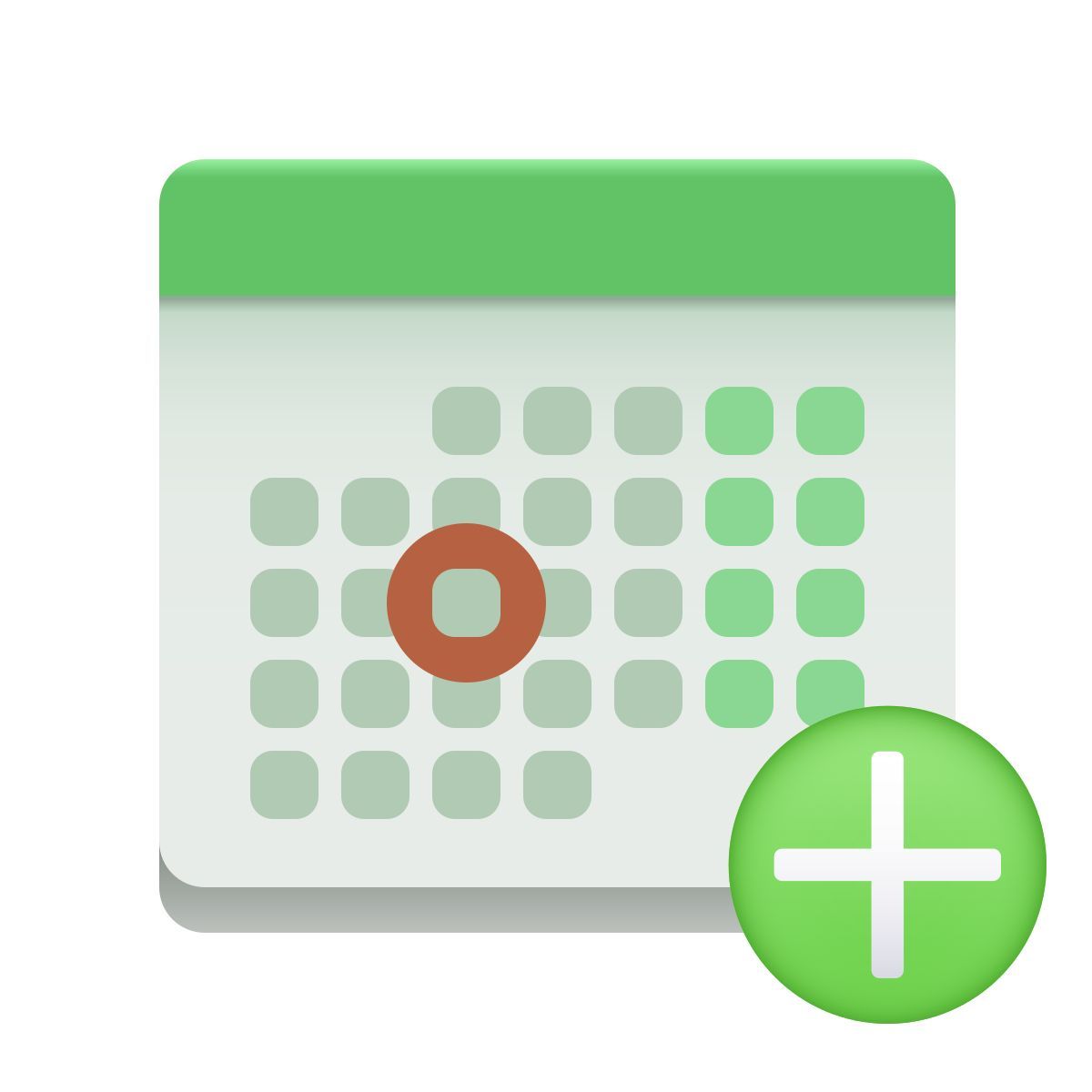 icona calendario più emoji stile