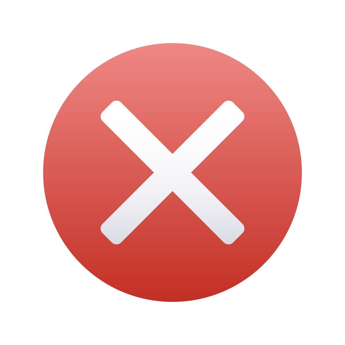 emoji 스타일 cancel 아이콘