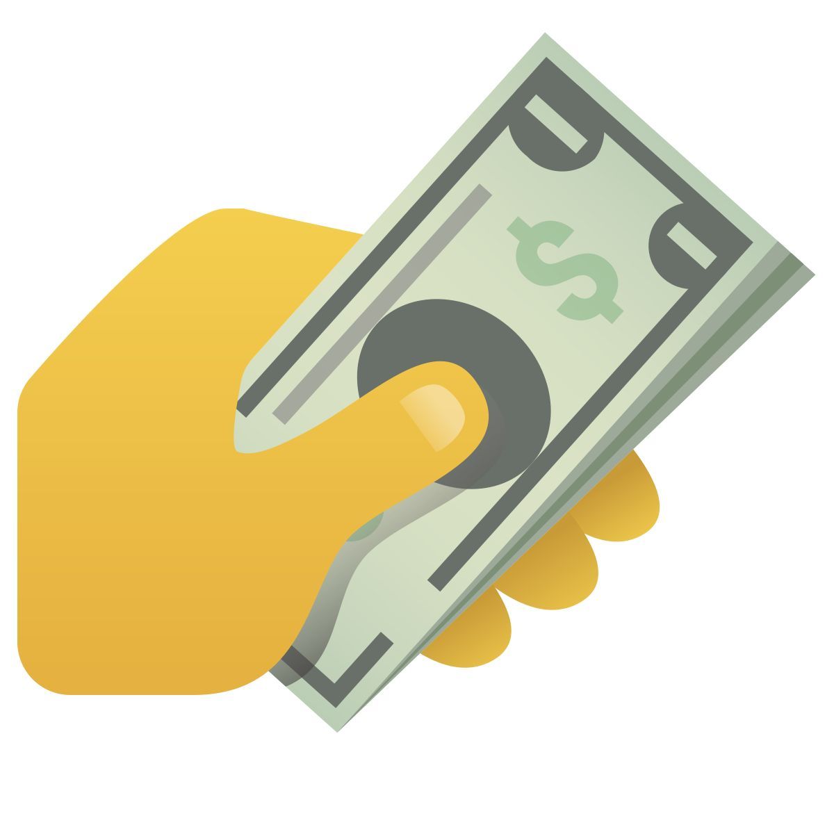 emoji スタイル 手持ちの現金 アイコン