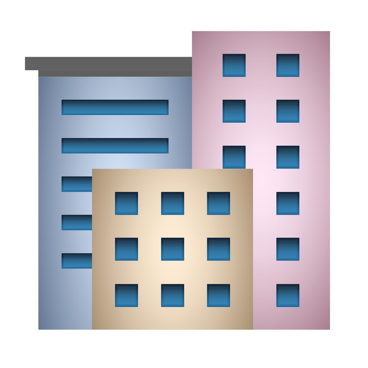 icona edifici della città emoji stile