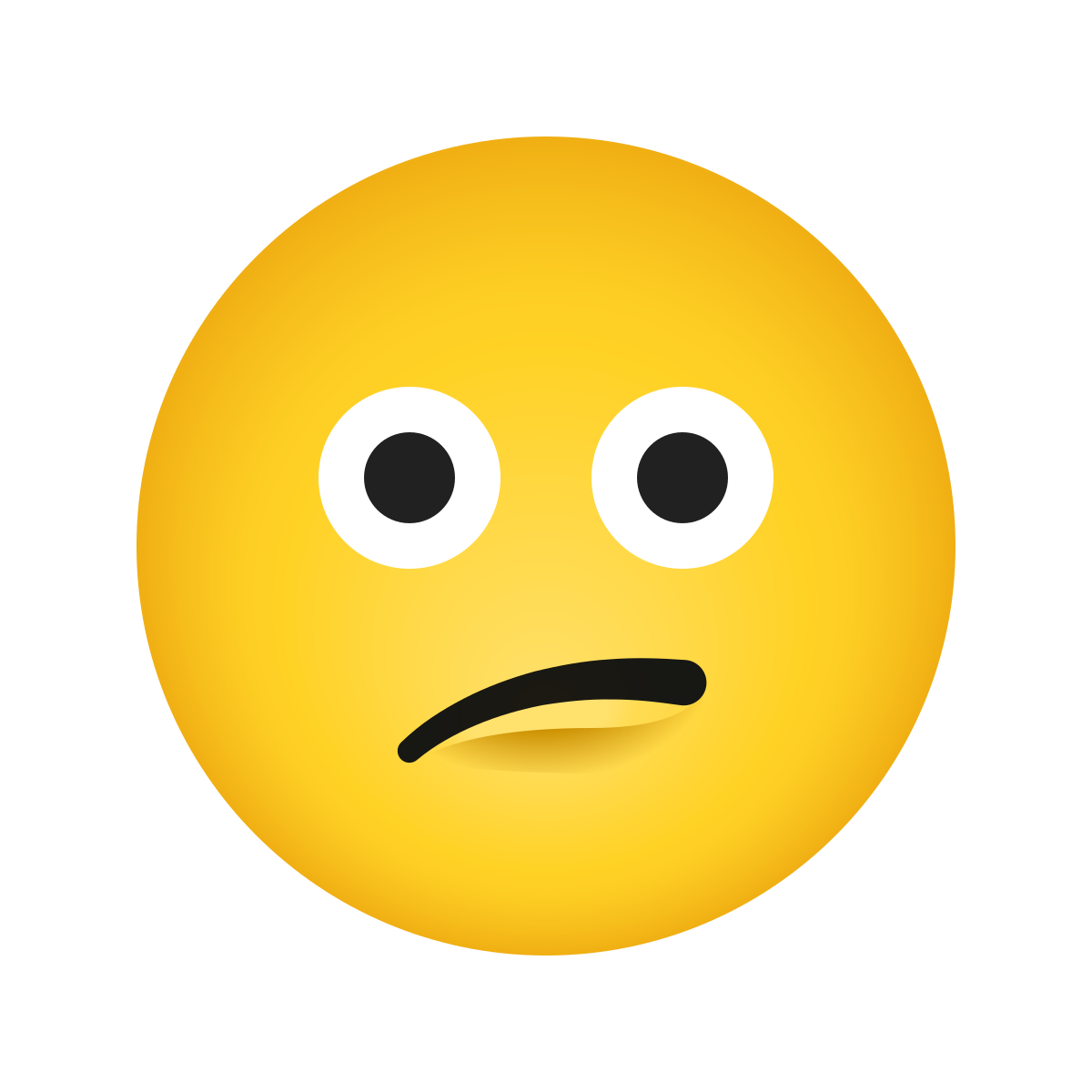 emoji style confused face icon