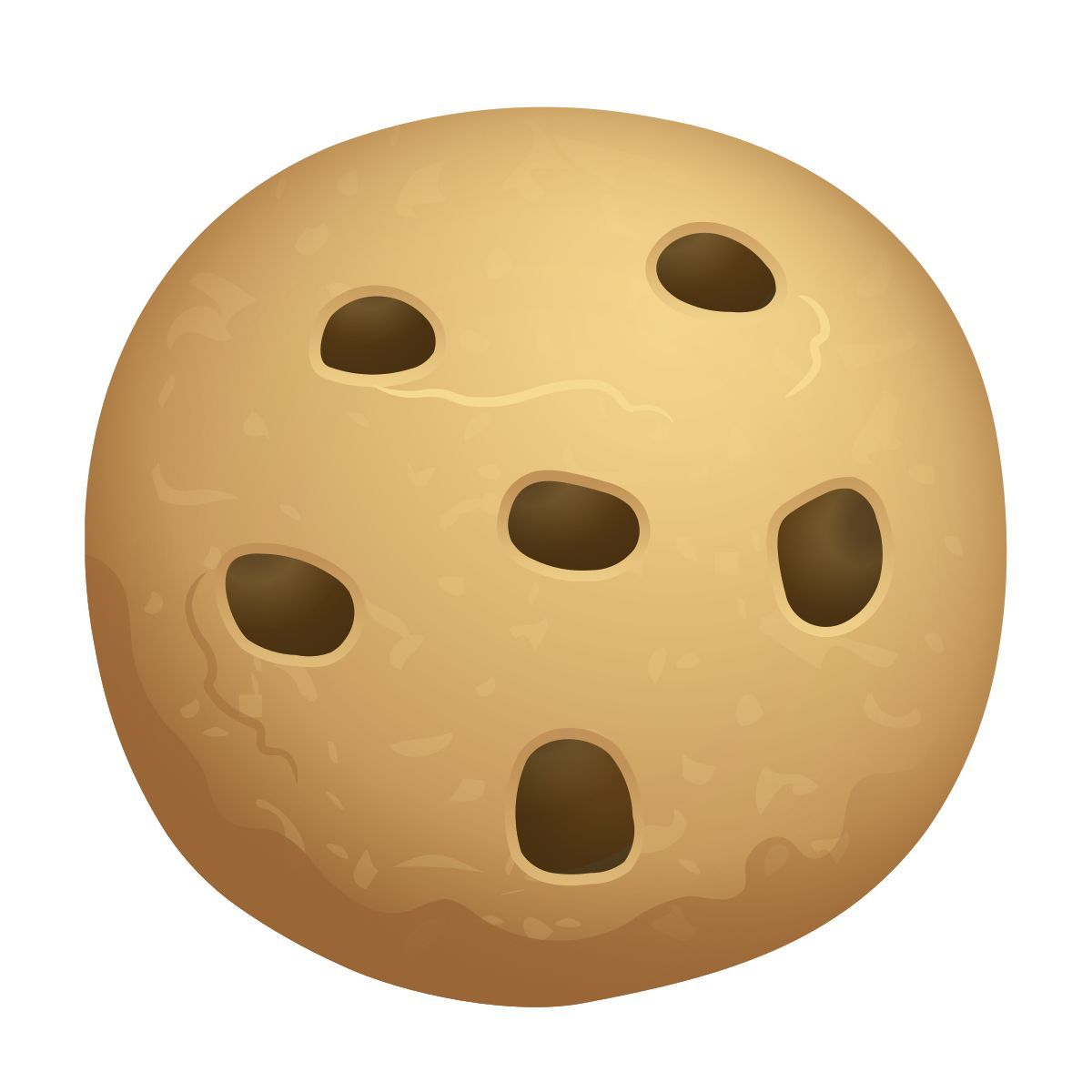 emoji style emoji galleta icon