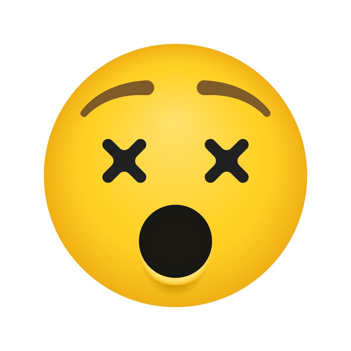 emoji style 头晕脸 icon