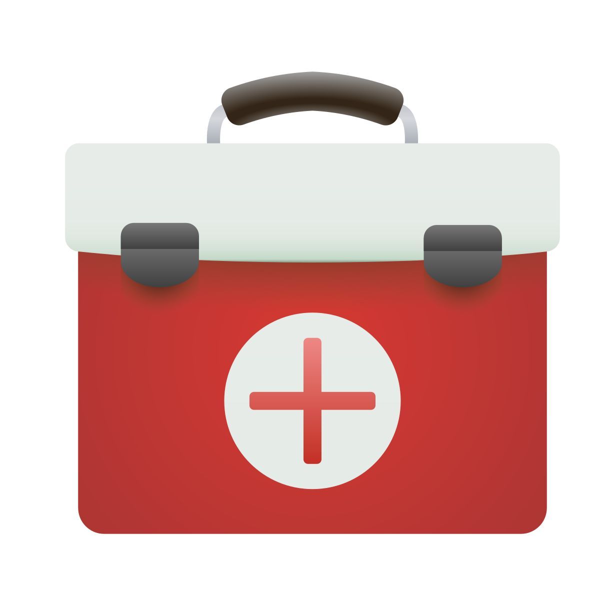 icon maleta de médico emoji estilo