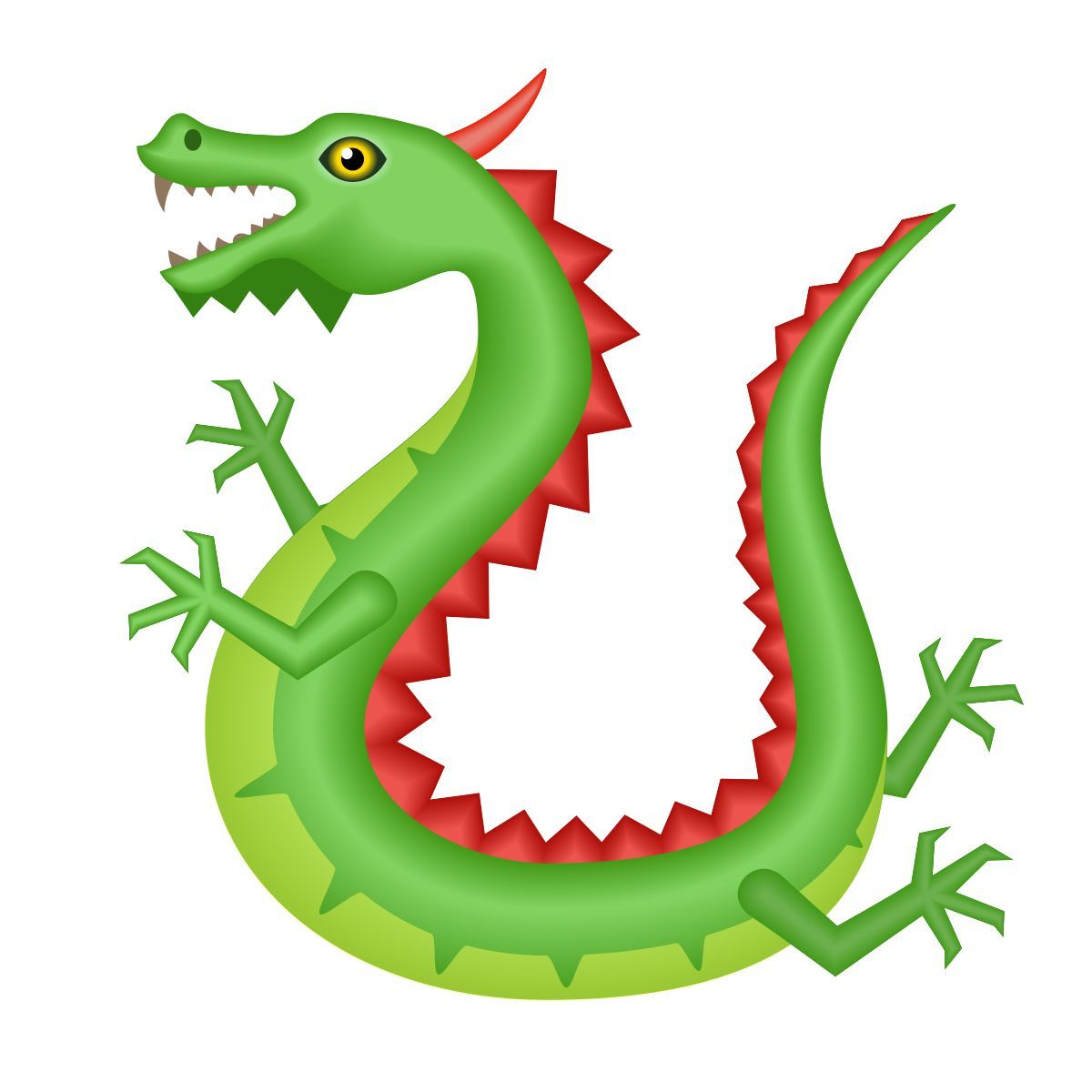 emoji style 龙表情符号 icon