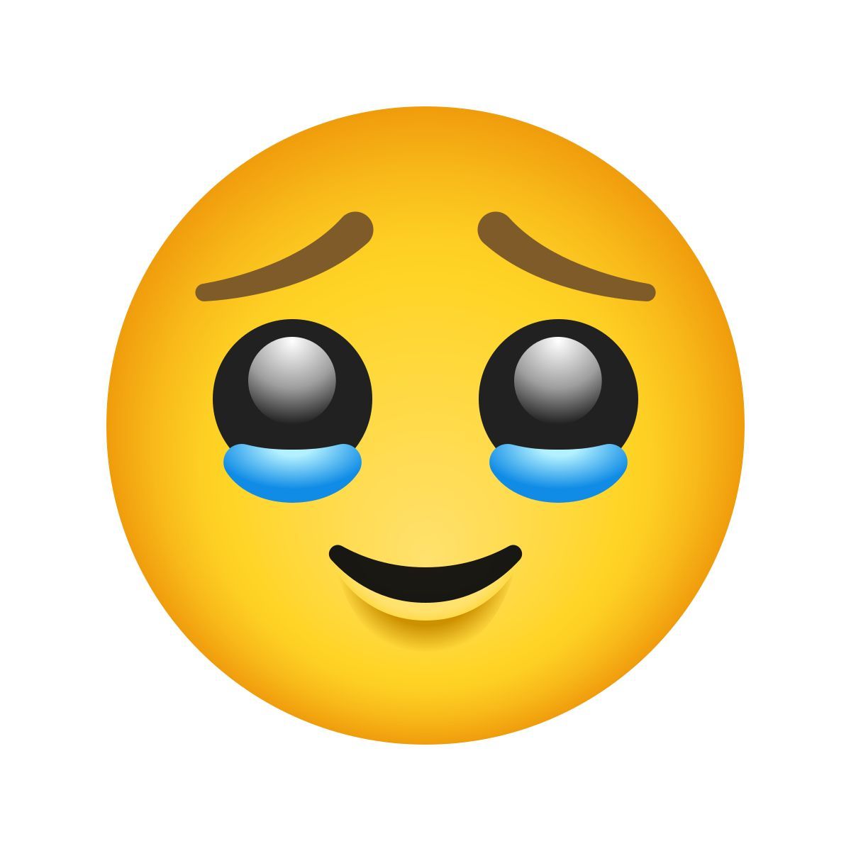 emoji style 捂脸流泪表情符号 icon