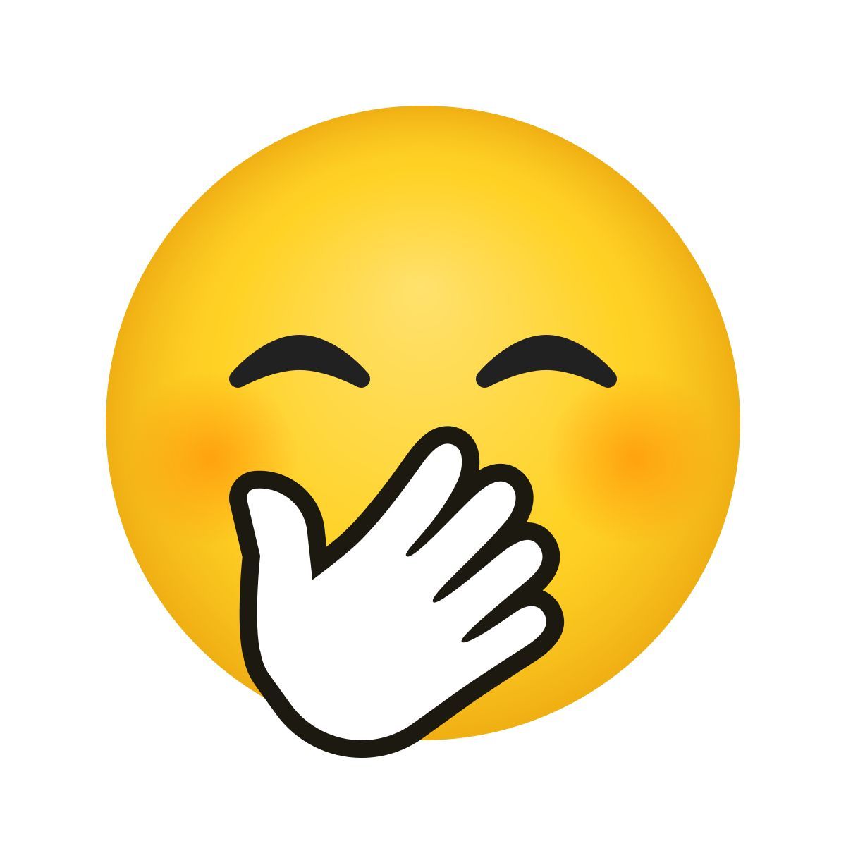 emoji style cara com a boca icon