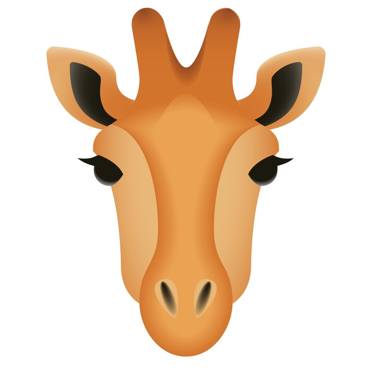 emoji style 长颈鹿 icon