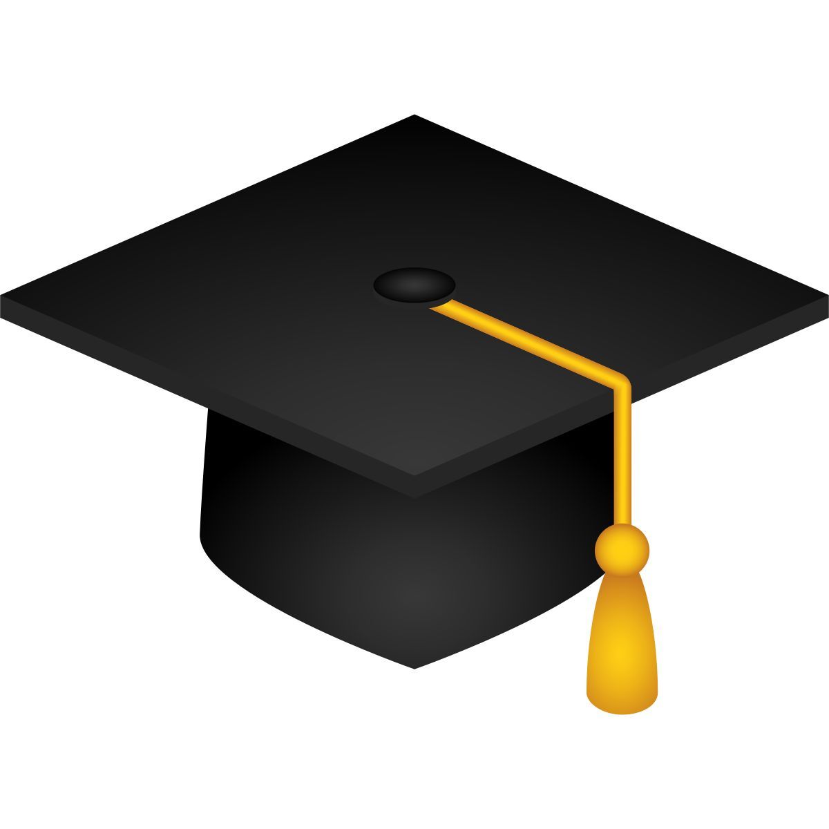 emoji style graduation cap icon