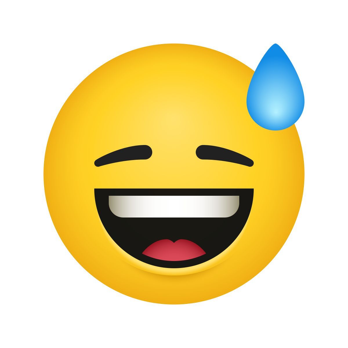 emoji style 咧嘴笑脸 icon