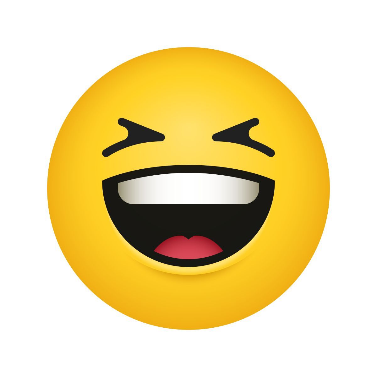 emoji style 咧着嘴笑脸 icon