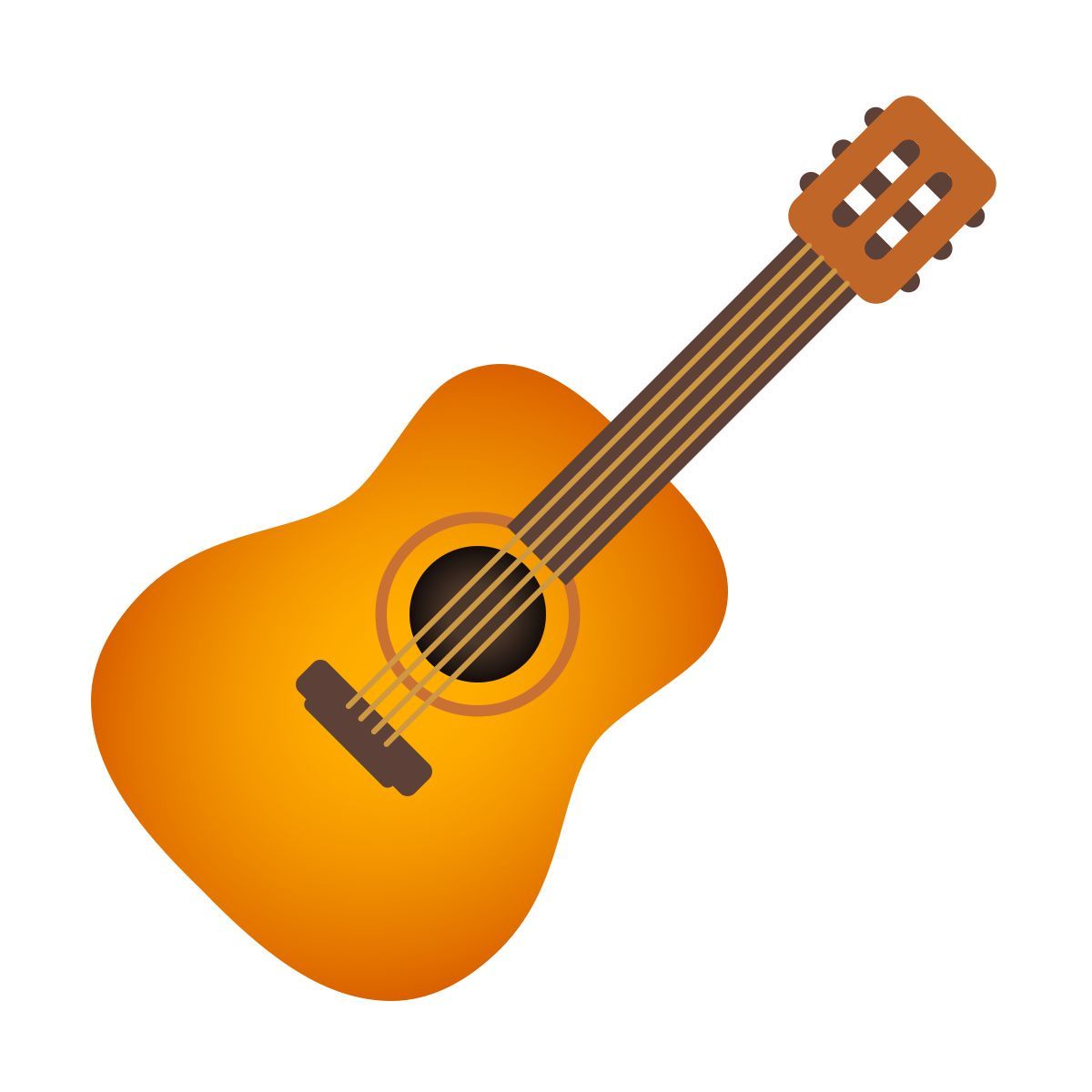 emoji style guitare emoji icon