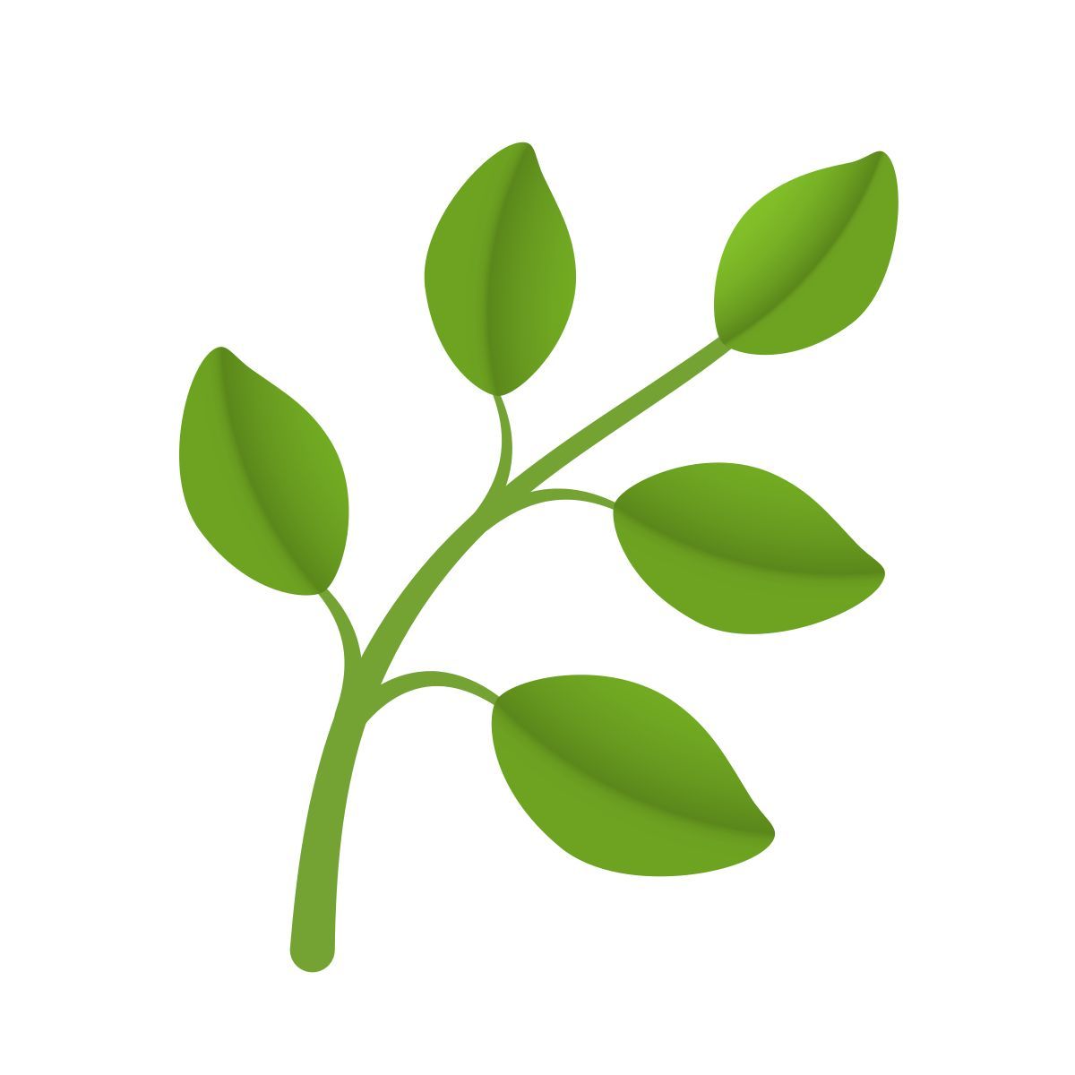 emoji style 草本植物 icon