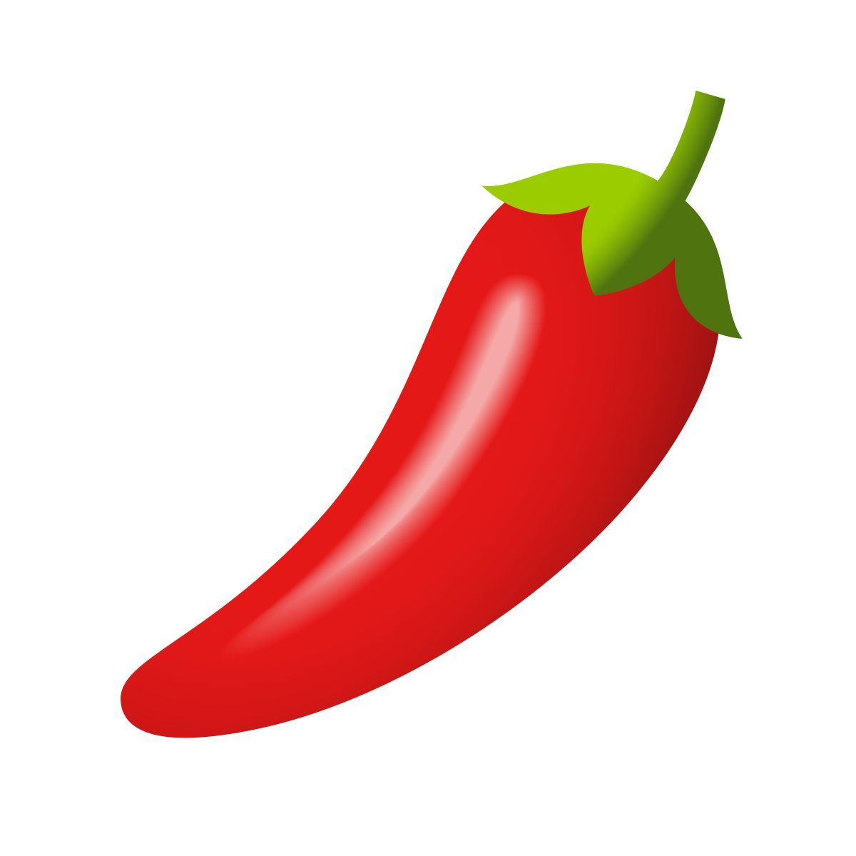 emoji style chilli icon