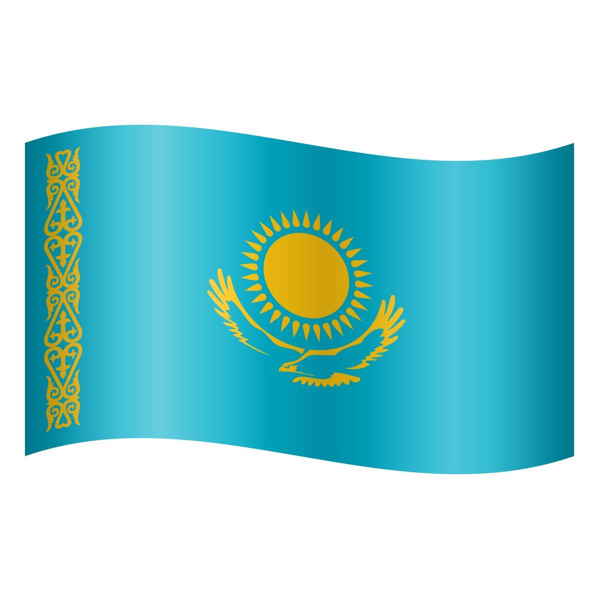 emoji style 哈萨克斯坦表情符号 icon