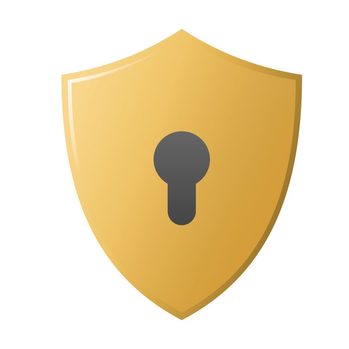 icon escudo com fechadura emoji estilo