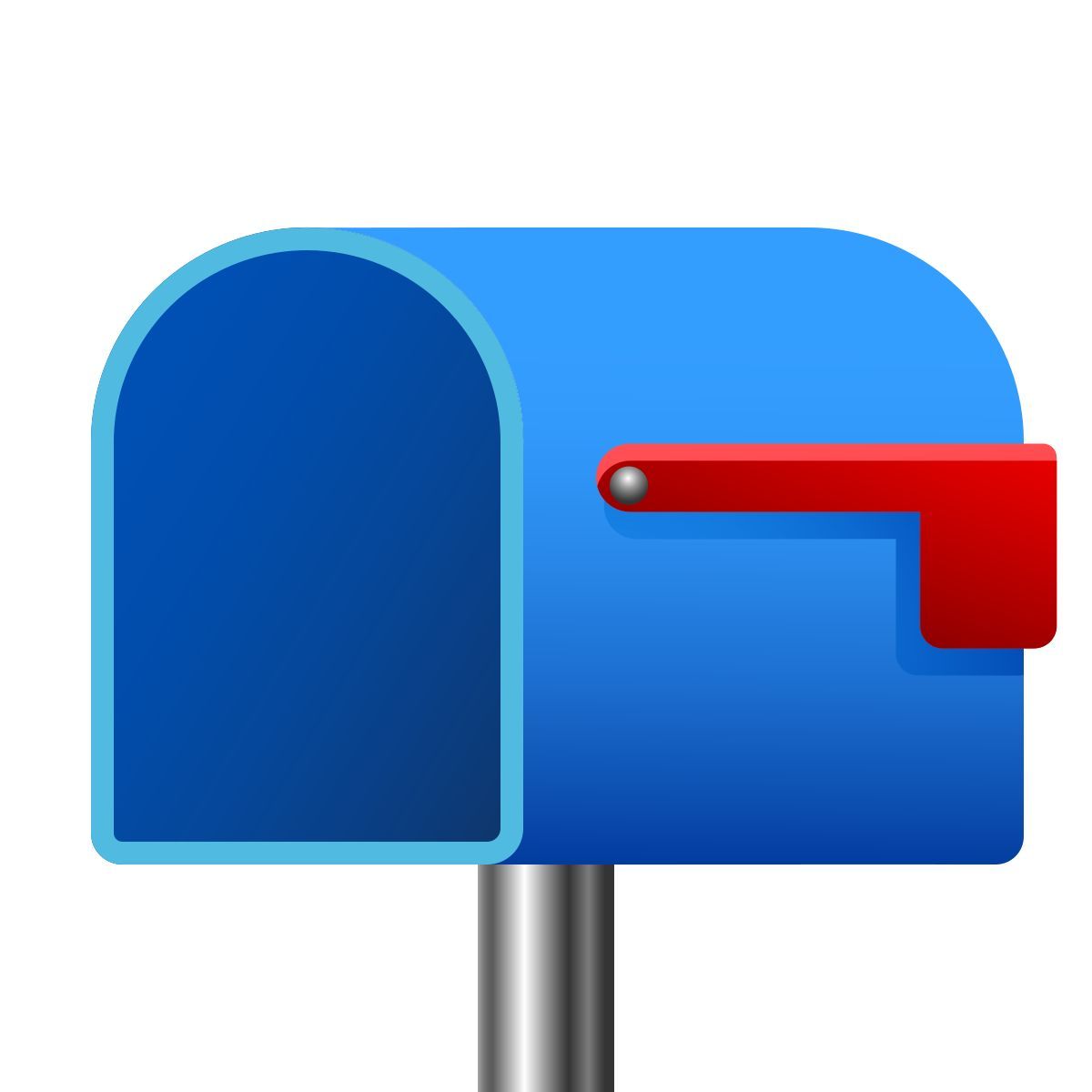 emoji style mail box icon