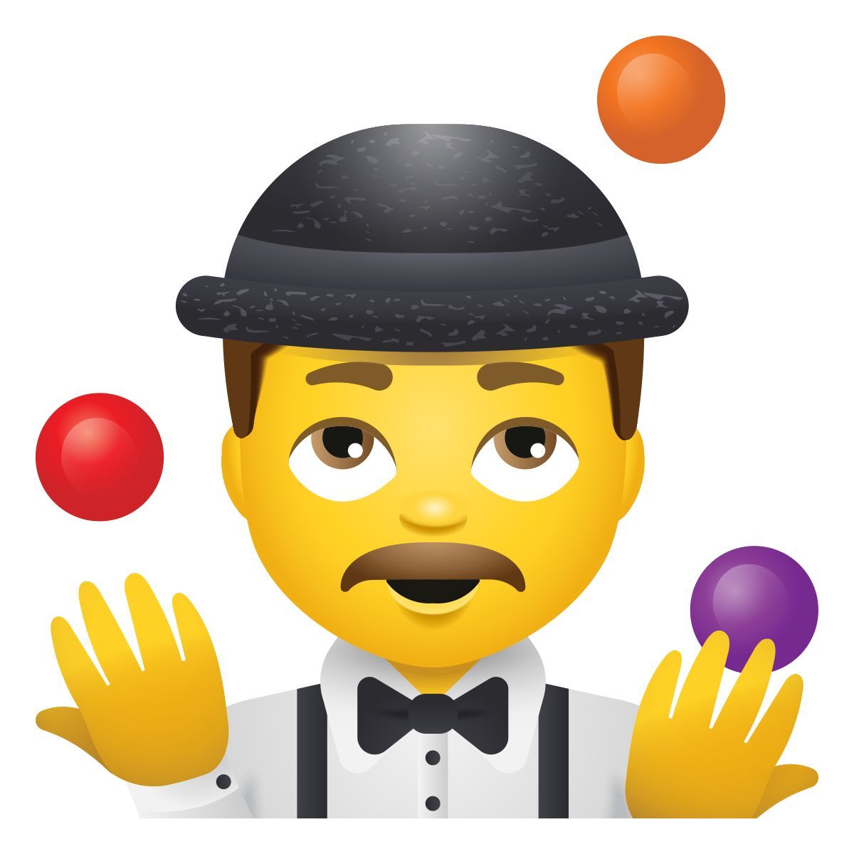 emoji style clown icon
