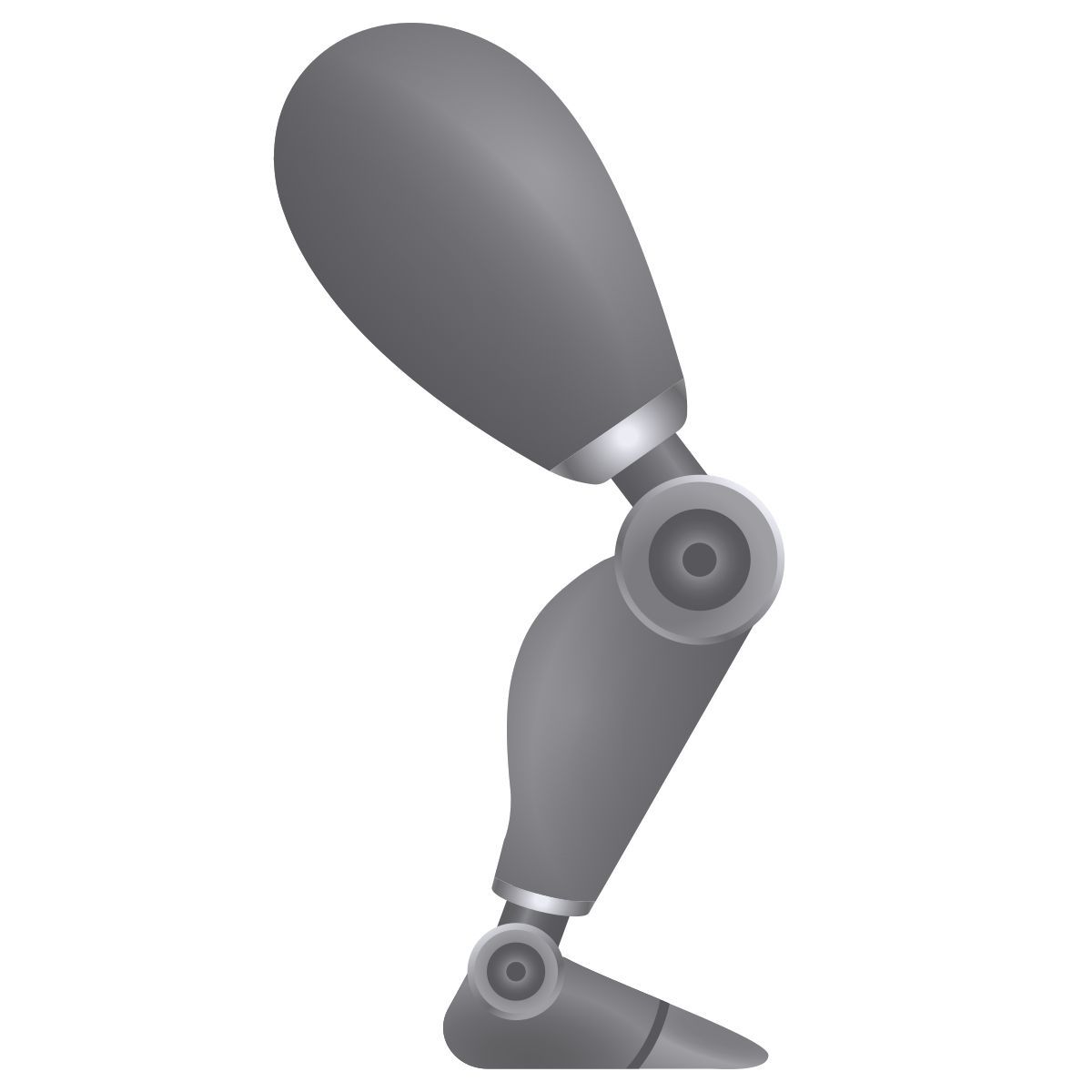 emoji style pierna mecanica icon