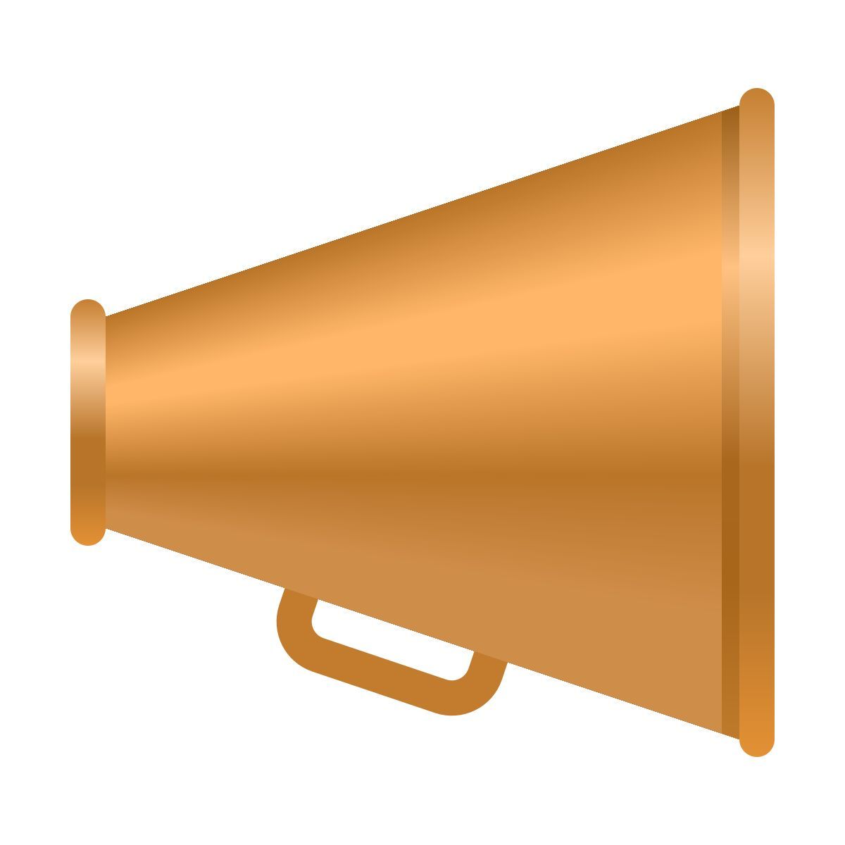 emoji style megaphone icon
