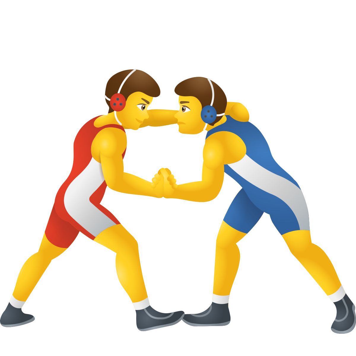 emoji style 男子摔跤 icon