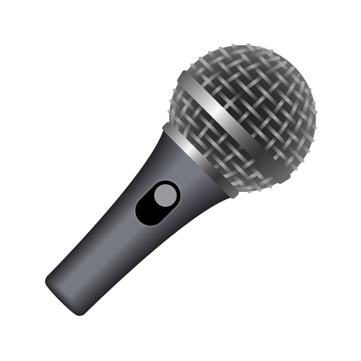 Old Microphone Emoji