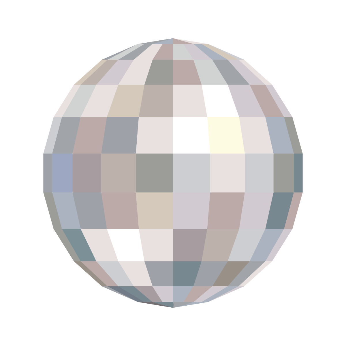 emoji style mirror ball emoji icon