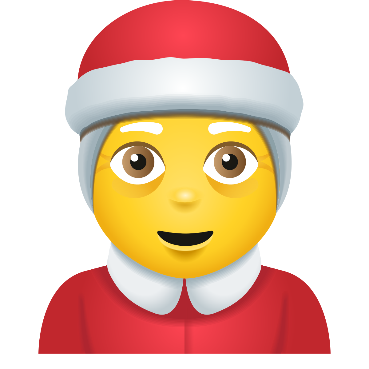emoji style mrs claus icon