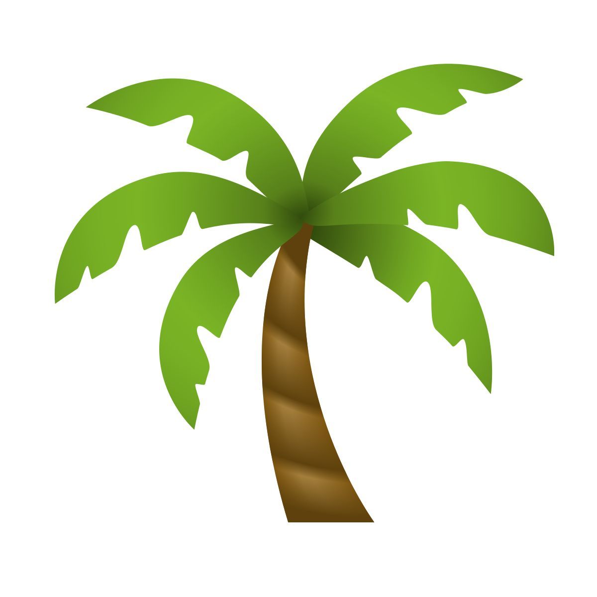 emoji style palmen emoji icon